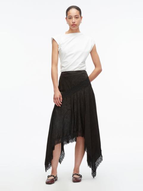 3.1 Phillip Lim Floral Jacquard Handkerchief Skirt