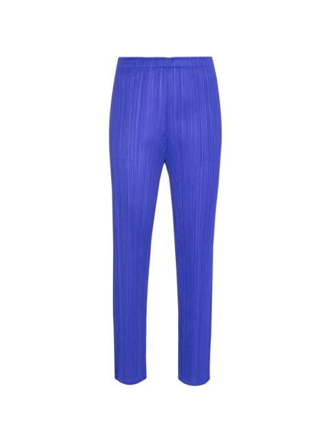 Pleats Please Issey Miyake Monthly Colours January plissé trousers