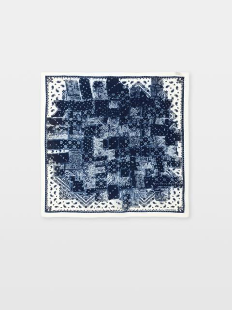 Zadig & Voltaire Blondie 85 Denim Bandana Scarf