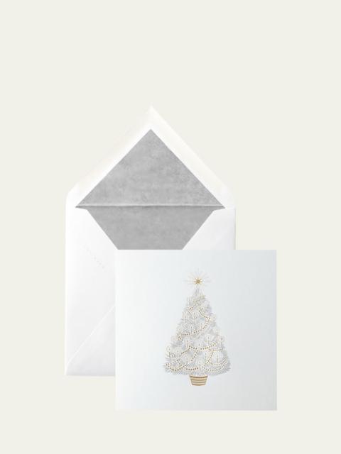 Smythson Metallic Tree Cards, Set of 10
