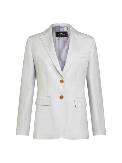 Etro slub-texture double-breasted blazer | REVERSIBLE