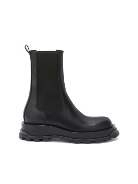 Jil Sander leather chelsea boots