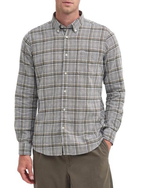 Coalridge Plaid Linen & Cotton Button-Down Shirt