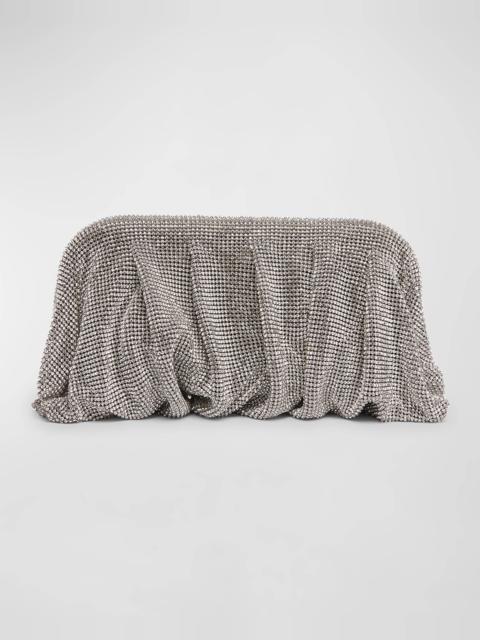 BENEDETTA BRUZZICHES Venus La Grande Metallic Crystal Clutch Bag