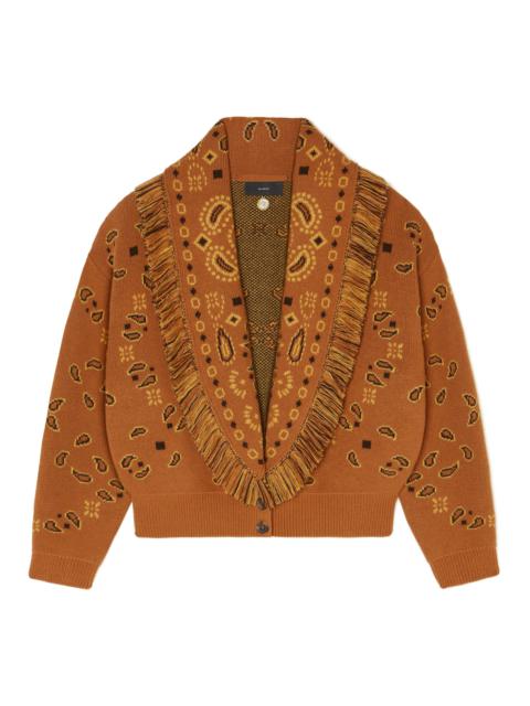 Bandana Jacquard Cardi-Bomber