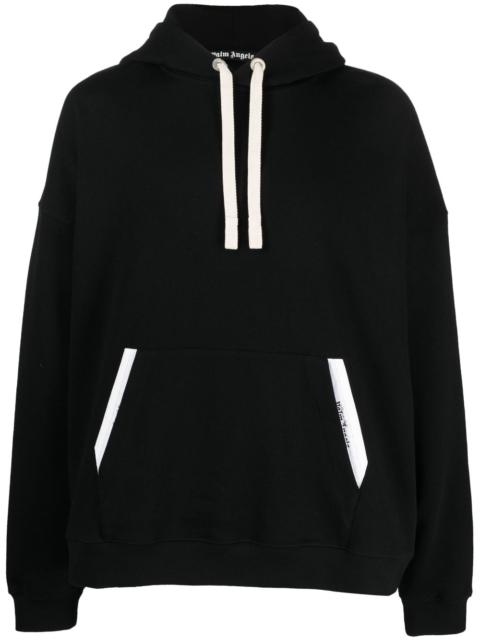 Palm Angels Sartorial Tape cotton hoodie