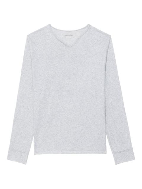 Zadig & Voltaire Monsatir Henley button-detail T-shirt