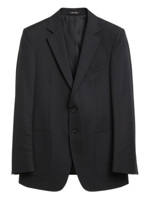 TOM FORD three-button patch-pocket blazer