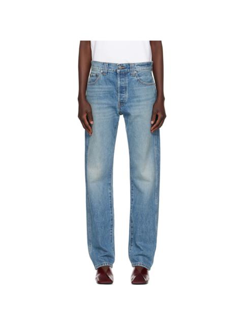 KHAITE Blue Callum Jeans