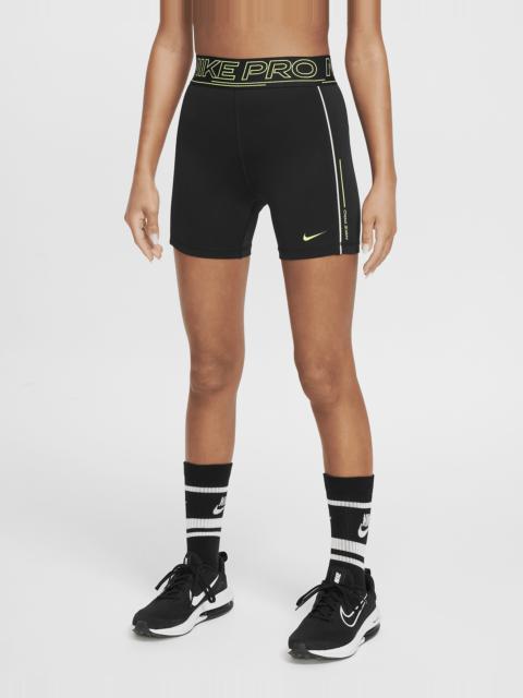 Women's Nike Pro Girls' Dri-FIT 3" Shorts