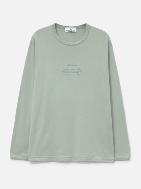 Stone Island ORGANIC COTTON JERSEY REGULAR FIT LONG SLEEVE T-SHIRT
