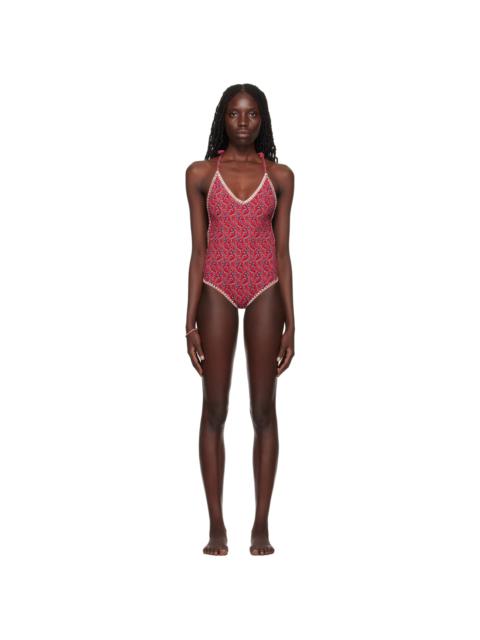 Isabel Marant Étoile Red Swan Swimsuit