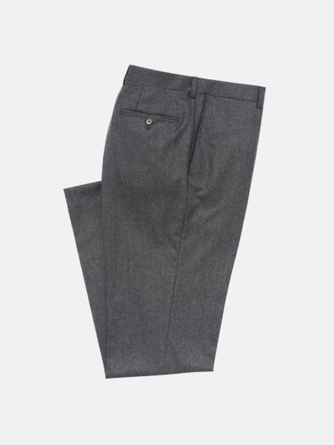 J. PRESS MADE-IN-CANADA MEDIUM GREY WOOL FLANNEL TROUSER