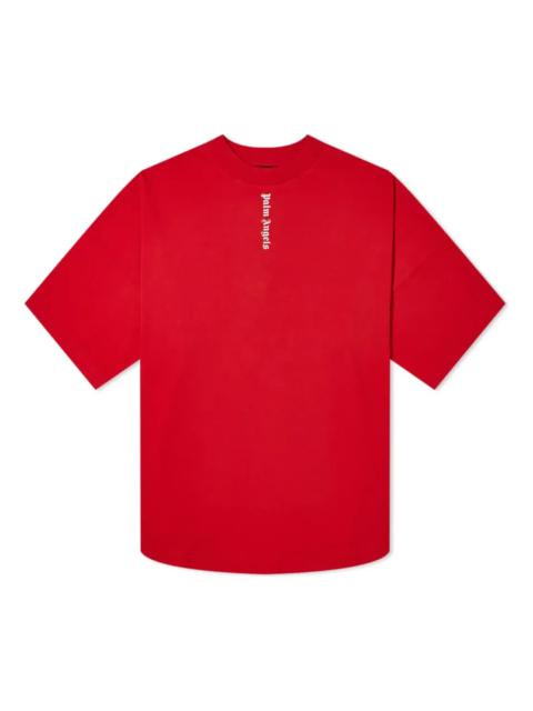 Palm Angels Palm Angels SS21 Vertical Logo Oversized T-Shirt 'Red White' PMAA002R21JER0042501