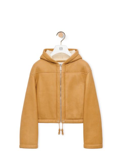 Loewe Hooded jacket in shearling