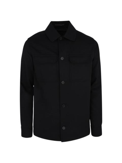 SLOWEAR patch-pocket over shirt