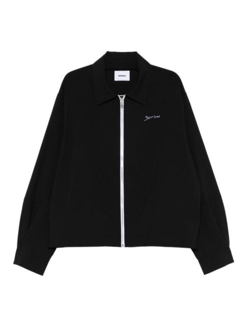 BONSAI zip-up shirt