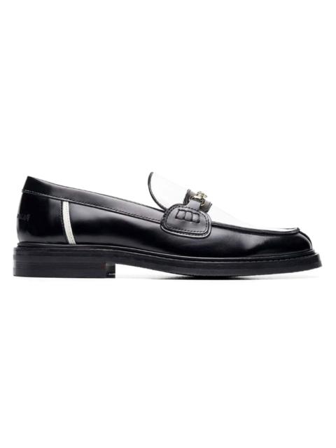 Filling Pieces Men's Polido Leather Loafers - White Black