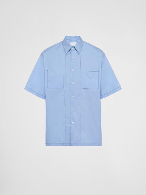 Prada Short-sleeved stretch cotton shirt