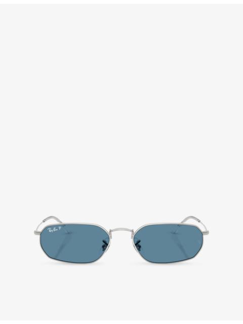 Ray-Ban RB3947 Irregular Metal Sunglasses