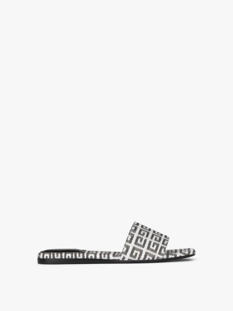 Givenchy FLAT SANDALS IN 4G JACQUARD