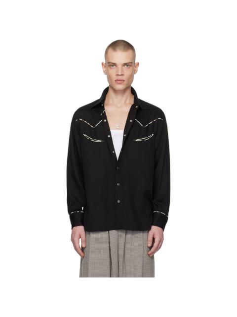 Black Western Shirt