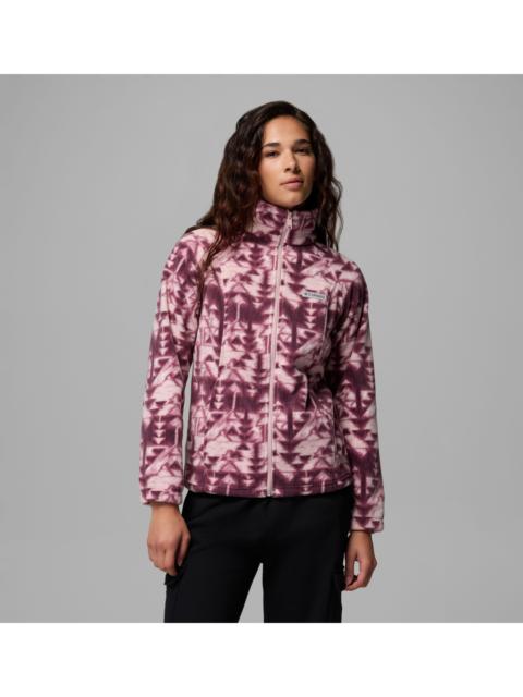 Columbia Women's Benton Springs Printed Full Zip Fleece Jacket