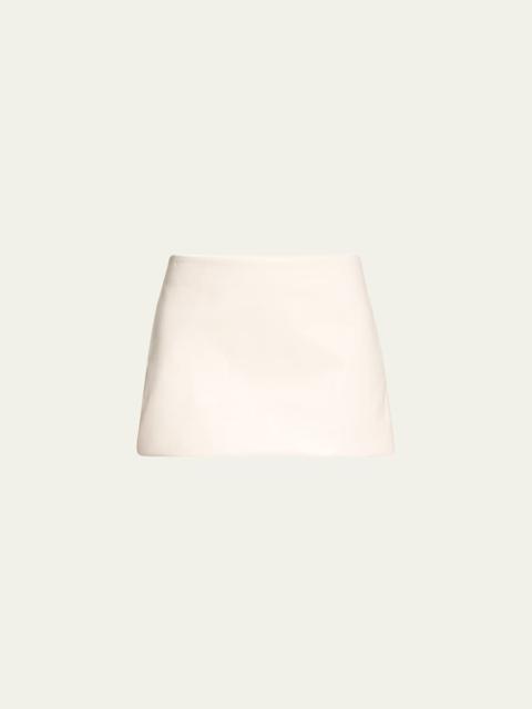 Jett Leather Mini Skirt