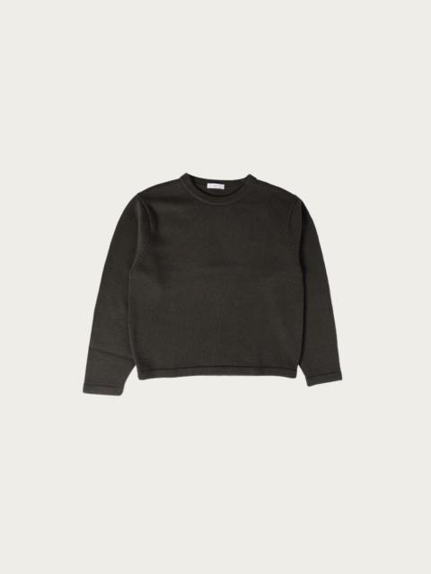 LADY WHITE CO. Wool Cashmere Sweater - Marine Grey