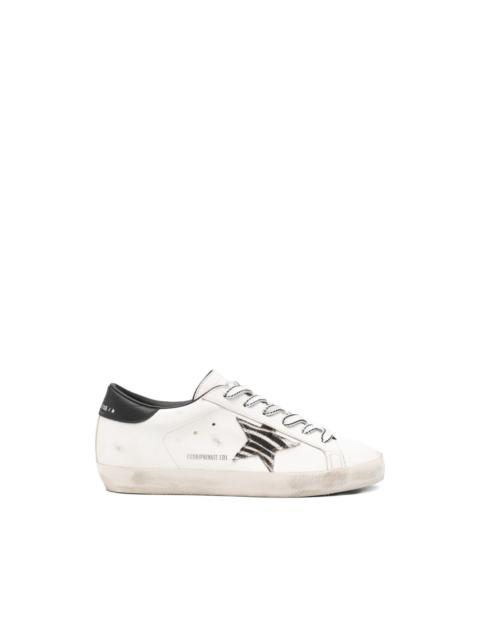 Golden Goose x Browns superstar zebra-print sneakers