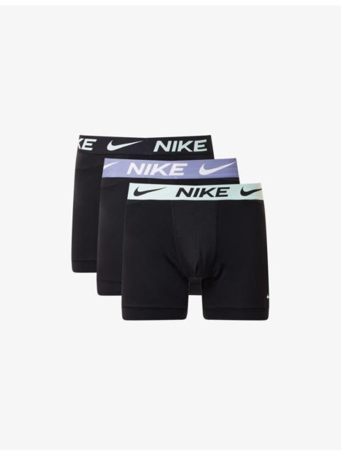 Nike Essential Micro Pack of Three Jersey Boxer Briefs