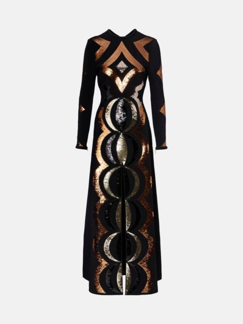 PUCCI Sequined open-back gown