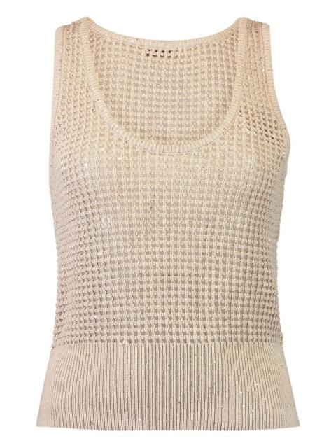Brunello Cucinelli scoop-neck top