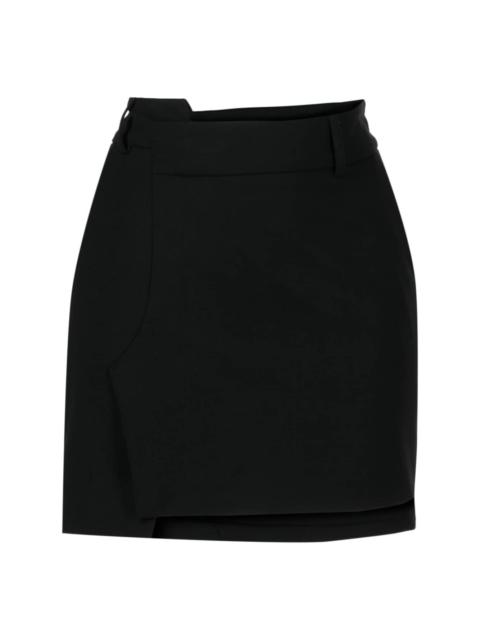 Monse asymmetric mini skirt