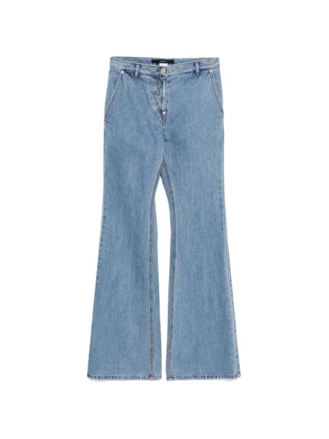pushBUTTON bell bottomed jeans