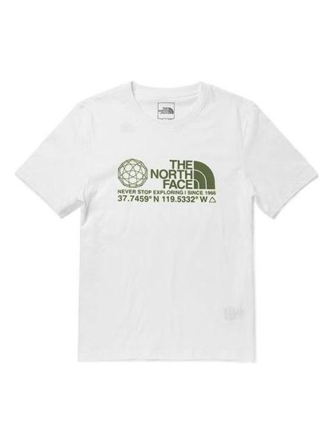 THE NORTH FACE Coordinates Short Sleeve T-Shirt 'White' NF0A7WAT-FN4