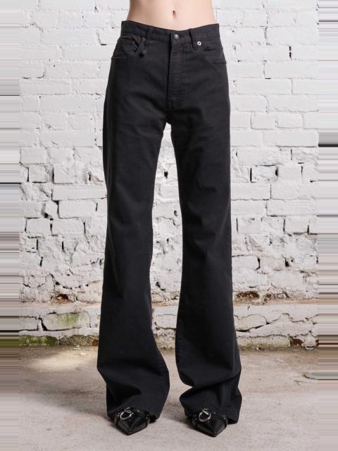 R13 JANE JEAN - BLACK BEDFORD CORD STRETCH