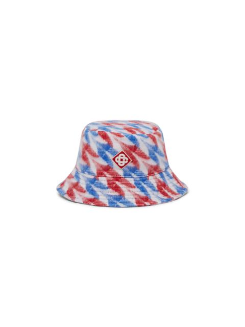 CASABLANCA Aviation Houndstooth Bucket Hat