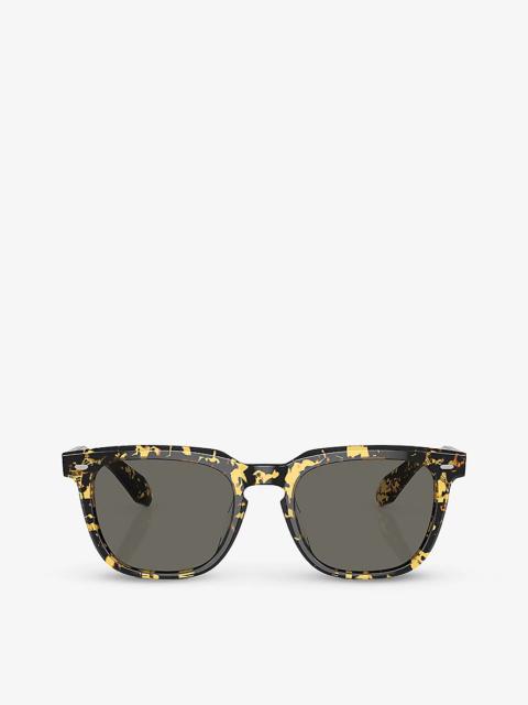 OV5546SU N. 06 rectangle-frame acetate sunglasses