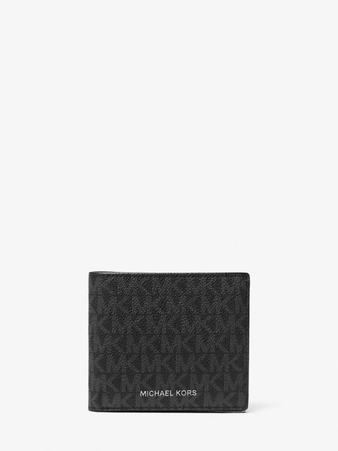 MICHAEL KORS Hudson Signature Logo Billfold Wallet