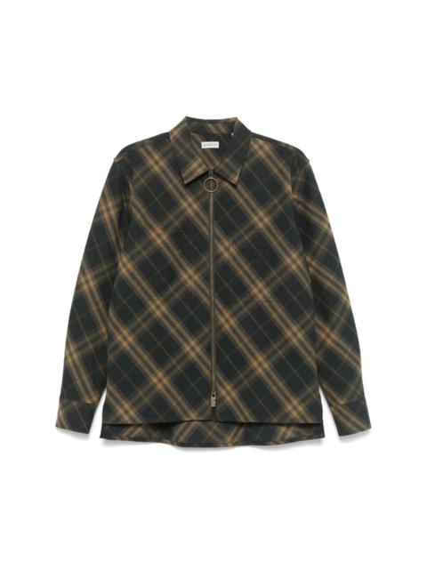 checked overshirt