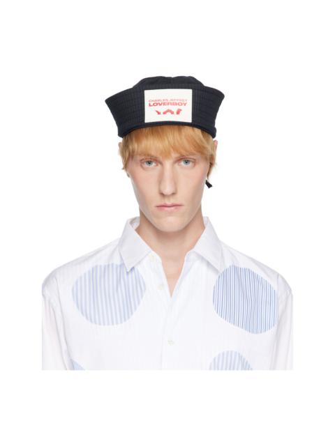 CHARLES JEFFREY LOVERBOY SSENSE Exclusive Navy Sailor Hat