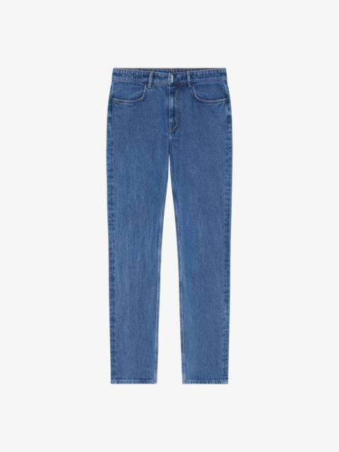 Givenchy SLIM FIT JEANS IN MARBLE DENIM