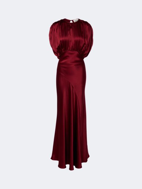 TOVE Coco silk satin gown
