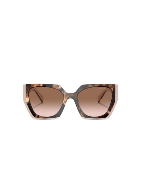 Prada gradient rectangular-frame sunglasses