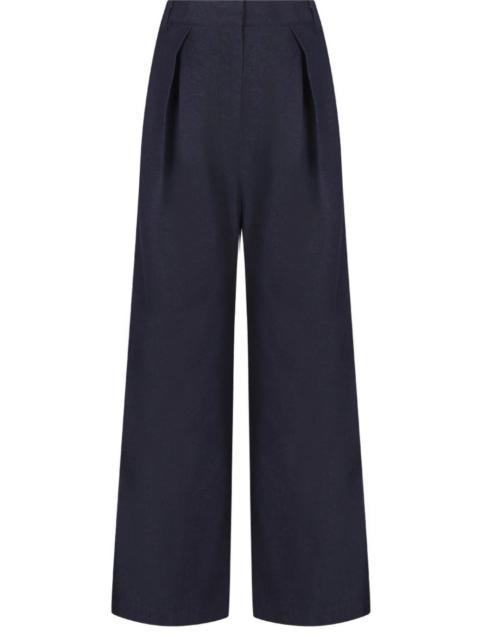 CO pleat-detail trousers
