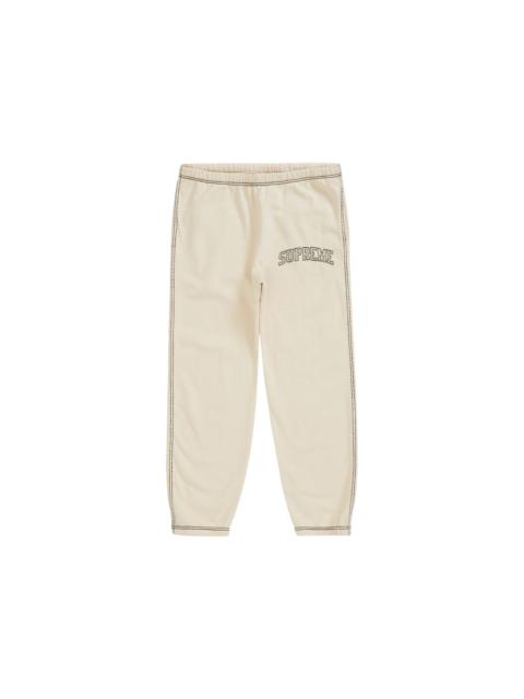 Supreme Supreme Big Stitch Sweatpant Natural