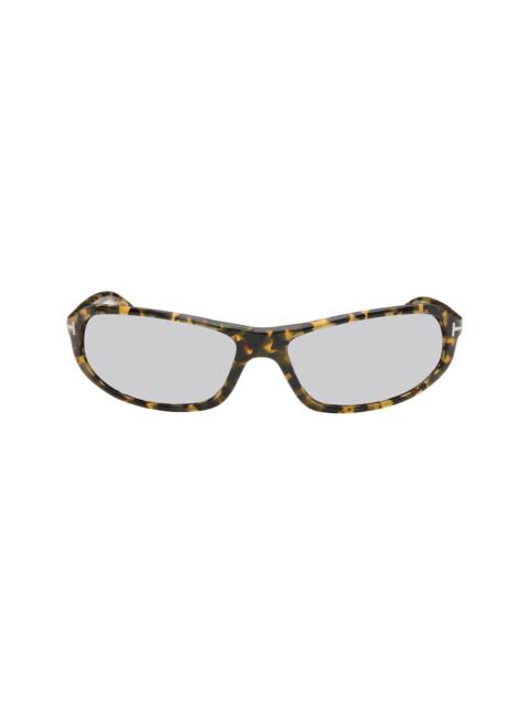 TOM FORD Black & Yellow Addison Sunglasses