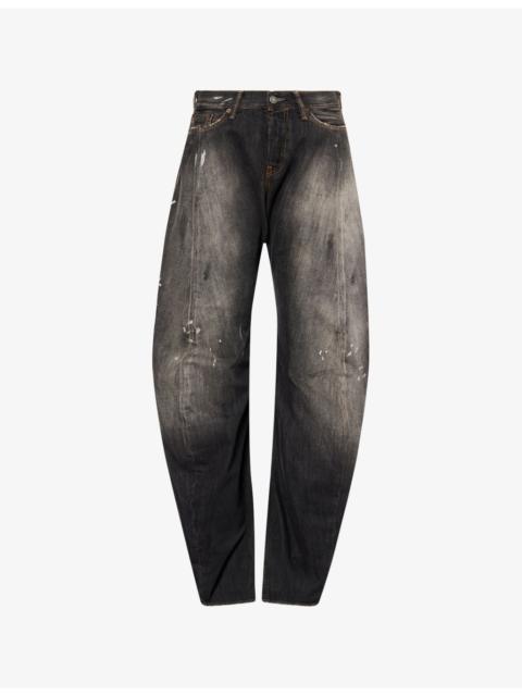 Trafalgar Barrel-Leg Denim Jeans