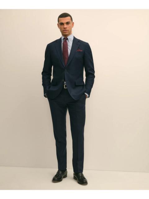 Brooks Brothers Brooks Brothers Explorer Collection Slim Fit Wool Overcheck Suit Pants